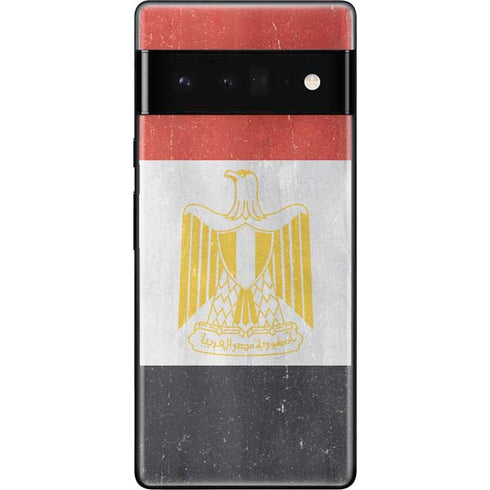 Egypt Flag Distressed Google Pixel 6 Pro Skin